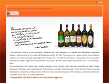 Tablet Screenshot of fattoriacarmignani.com